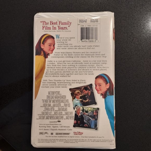 Walt Disney The Parent Trap VHS - Picture 3 of 5